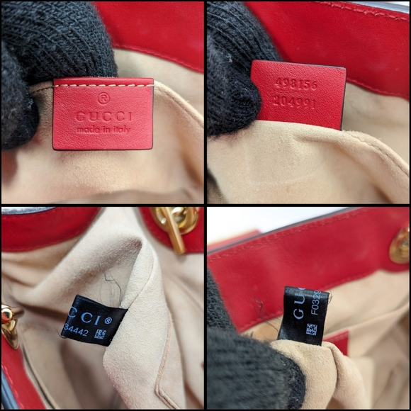 ✨️Authentic Limited Edition Gucci Small Padlock GG Supreme Red Apple Bag - Picture 16 of 16